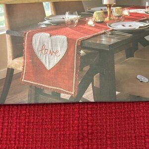 Nicole Miller Love table runner Valentines